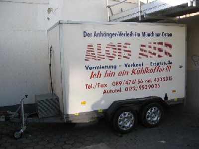 Tandemachse Tieflader gebremst mit K�hlung, M-UC 1105